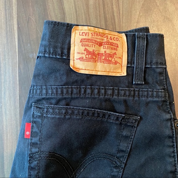 Levi's Pants - Levi’s high waisted black shorts